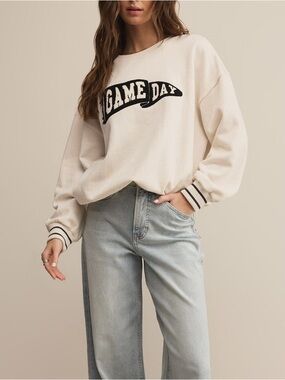 Z Supply Lets Go Game Day Sweatshirt S